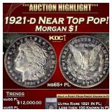 ***Major Highlight*** 1921-d Morgan Dollar Near To