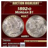***Major Highlight*** 1892-o Morgan Dollar $1 GEM+