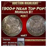 ***Major Highlight*** 1900-p Morgan Dollar Near To