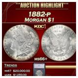 ***Major Highlight*** 1882-p Morgan Dollar $1 ms66