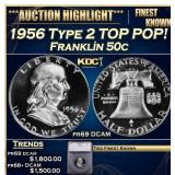 ***Major Highlight*** 1956 Type 2 Proof Franklin H