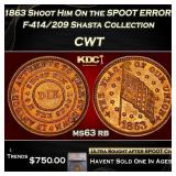 1863 Shoot Him On the SPOOT ERROR Civil War Token