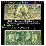 ***Major Highlight*** 1896 $2 large size Red Seal