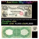 ***Major Highlight*** 1880 "Jackass Note" $10 Larg