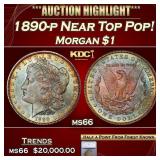 ***Major Highlight*** 1890-p Morgan Dollar Near To