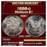 ***Major Highlight*** 1898-o Morgan Dollar $1 ms66