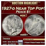 ***Major Highlight*** 1927-d Peace Dollar Near Top