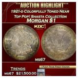 ***Major Highlight*** 1921-d Morgan Dollar Colorfu