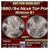 ***Major Highlight*** 1880/9-s Morgan Dollar Near