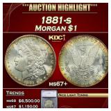 ***Major Highlight*** 1881-s Morgan Dollar $1 ms67