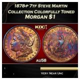 1878-p 7tf Morgan Dollar Steve Martin Collection C