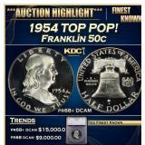 ***Major Highlight*** 1954 Proof Franklin Half Dol