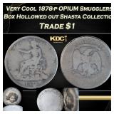 Very Cool 1878-p OPIUM Smugglers Box Hollowed out