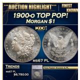 ***Major Highlight*** 1900-o Morgan Dollar TOP POP