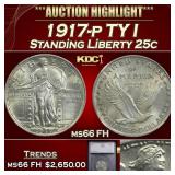 ***Major Highlight*** 1917-p TY I Standing Liberty