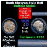 Buffalo Nickel Shotgun Roll in Old Bank Style 