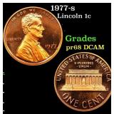 1977-s Proof Lincoln Cent 1c Grades GEM++ Proof De