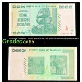 2007-2008 Zimbabwe 1 Billion Dollars (3rd Issue, Z