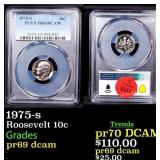 1975-s Proof Roosevelt Dime 10c pr69 dcam PCGS