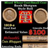 Lincoln Wheat Cent 1c Mixed Roll Orig Brandt McDon