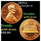 1975-s Proof Lincoln Cent 1c Grades GEM++ Proof De