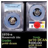 1976-s Proof Roosevelt Dime 10c pr69 dcam PCGS