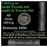 BU Shotgun Jefferson 5c roll, 1972-p 40 pcs Standa