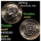 1979-p Kennedy Half Dollar 50c Grades GEM++ Unc