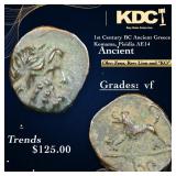 1st Century BC Ancient Greece Komama, Pisidia AE14