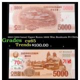 2013 (2019 Issue) Upper Korea 5000 Won Banknote P#