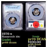 1976-s Proof Roosevelt Dime 10c pr69 dcam PCGS
