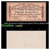 1864 3rd Series Confederate States Thirty Dollars