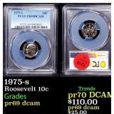 1975-s Proof Roosevelt Dime 10c pr69 dcam PCGS