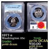 1977-s Proof Washington Quarter 25c pr69 dcam PCGS