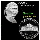 2009-s Proof Jefferson Nickel 5c Grades GEM++ Proo