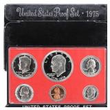 1975 United States Mint Proof Set 6 coins
