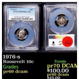 1976-s Proof Roosevelt Dime 10c pr69 dcam PCGS