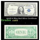 1935D $1 Blue Seal Silver Certificate Grades Selec