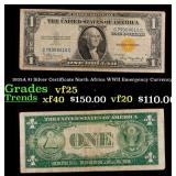 1935A $1 Silver Certificate North Africa WWII Emer