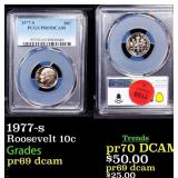 1977-s Proof Roosevelt Dime 10c pr69 dcam PCGS