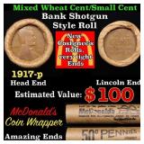 Lincoln Wheat Cent 1c Mixed Roll Orig Brandt McDon