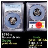 1976-s Proof Roosevelt Dime 10c pr69 dcam PCGS