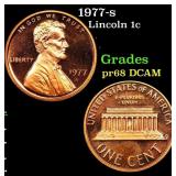 1977-s Proof Lincoln Cent 1c Grades GEM++ Proof De