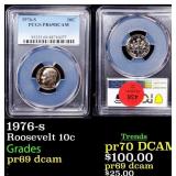 1976-s Proof Roosevelt Dime 10c pr69 dcam PCGS