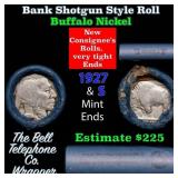 Buffalo Nickel Shotgun Roll in Old Bank Style 