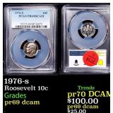 1976-s Proof Roosevelt Dime 10c pr69 dcam PCGS