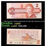 1986 Canada 2 Dollars Banknote P# 94b, Sig. Thiess