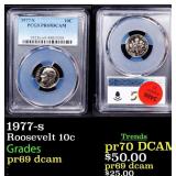 1977-s Proof Roosevelt Dime 10c pr69 dcam PCGS