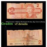 1986 Canada 2 Dollars Banknote P# 94a, Sig. Crow &