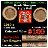 Lincoln Wheat Cent 1c Mixed Roll Orig Brandt McDon